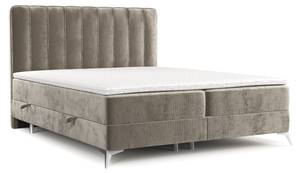 Boxspringbett Aggaz Beige - Breite: 180 cm