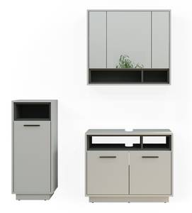 Mobilier de salle de bains Beatrice Anthracite - Gris