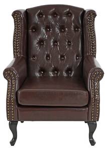 Fauteuil relax Chesterfield Marron châtaignier