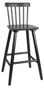 Tabouret de bar ATIA (lot de 2) Noir