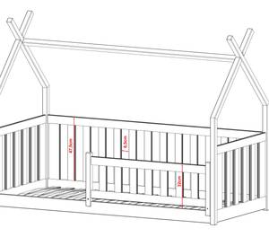 Hausbett BODZIO HB003 Graphit