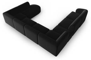 modulares U-Formsofa SHANE 8 Sitzplätze Schwarz