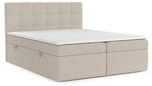 Boxspringbett Lean mit Bettkasten Beige - Breite: 140 cm