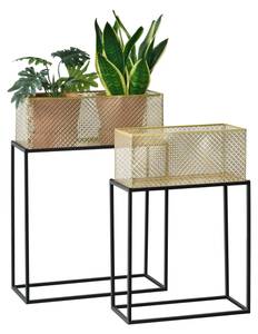 Lot 2 Supports de Plantes Anderlues Métal - 45 x 63 x 22 cm