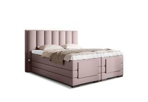 Boxspringbett Theo Pink - 158 x 220 cm