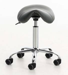 Tabouret de bureau Reno Gris