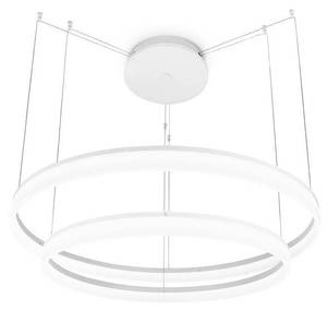 Suspension Lampe Grok Blanc - Métal - 100 x 450 x 100 cm