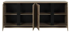 Buffet CRACK Braun - Holzwerkstoff - 45 x 91 x 221 cm