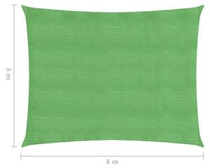 Voiles d'ombrage 3016419-8 Vert clair - 400 x 300 cm