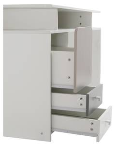 Jugendzimmer-Set BuchZoom Ⅰ (3er-Set) Weiß - Holzwerkstoff - 121 x 72 x 225 cm