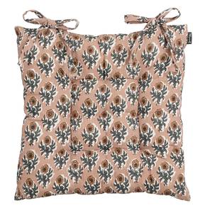 Coussin de chaise Monaco Beige - Matière plastique - Textile - 46 x 7 x 46 cm