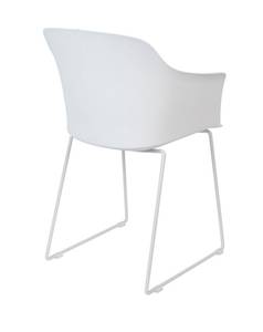 Fauteuil de table Tango Matière plastique / Acier - Blanc