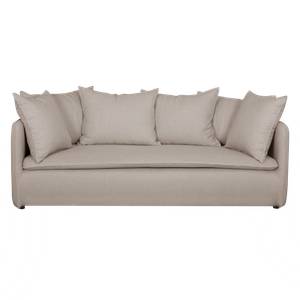 Canapé Orphée Beige brillant - Largeur : 227 cm