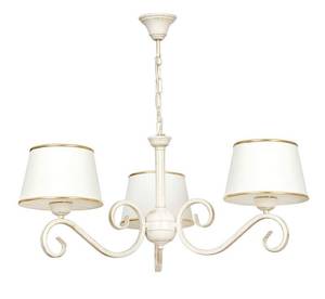 Chandelier LORE Blanc - Métal - 75 x 75 x 75 cm