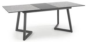 Table à manger Tiziano Anthracite - Gris - 210 x 90 cm