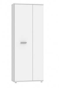 Meuble à chaussure 2 portes blanc CLASS Blanc - Bois manufacturé - 69 x 179 x 35 cm