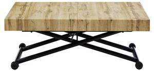 Table extensible MORIALA Noir - Bois manufacturé - 90 x 75 x 220 cm