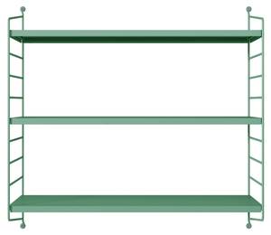 Étagère murale Strängnäs à 3 niveaux Vert clair