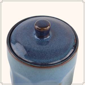 Zuckerdose 2792841 Blau - Keramik - 8 x 9 x 8 cm