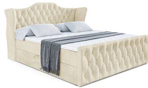 Boxspringbett VILA-Z Ecru - Breite: 120 cm - H3