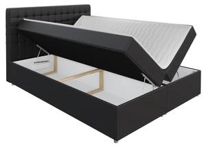 Boxspringbett Asti Schwarz - Breite: 120 cm