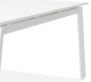 Schreibtisch AMADEUS Weiß - 140 x 140 cm - Weiß