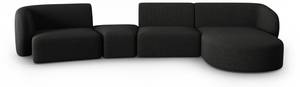 modulares Sofa SHANE 5 Sitzplätze Schwarz