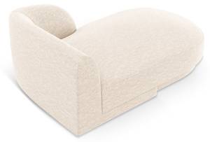 Chaiselongue MILEY Hochglanz Beige