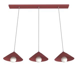 Pendelleuchte Chapeau Linear X3 Rot