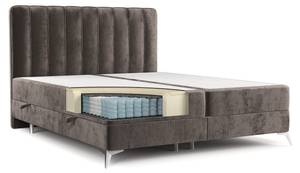 Boxspringbett Aggaz Braun - Breite: 200 cm