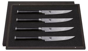 Steakmesser-Set Shun Classic (4er-Set) Schwarz - Metall - Tiefe: 23 cm