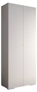 Armoire à portes battantes Inova 2 Doré - Blanc - 2 porte