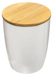 Keramikbehälter mit Deckel, 1,5 L, weiß Weiß - Keramik - 14 x 18 x 14 cm