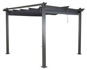 Pergola Lazio Grau - 295 x 248 x 295 cm