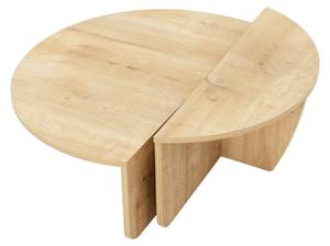 Table basse Dgiarett Chêne clair - Bois manufacturé