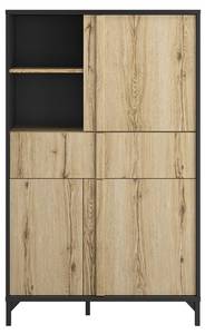 Vitrinenschrank Esteban Beige - Holzwerkstoff - 41 x 153 x 94 cm