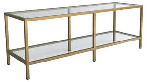 Fernsehschrank Dklaasse Gold - Glas - 40 x 45 x 130 cm