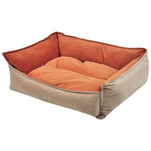 Tierbett IZMIR Beige - Orange - 71 x 58 cm