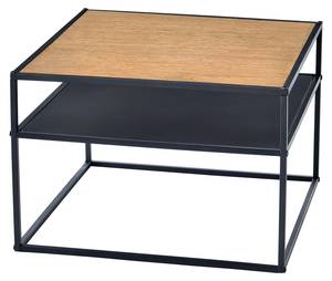 Table basse Quinisut carrée Noir - Bois manufacturé - 55 x 40 x 55 cm