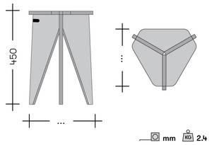 Hocker BEL Schwarz