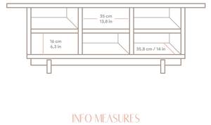 TV-Lowboard Pi Massivholz - Holzart/Dekor - 148 x 53 x 43 cm