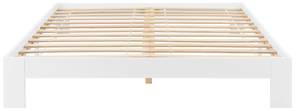 Holzbett Raisio mit Matratze Weiß - Breite: 184 cm