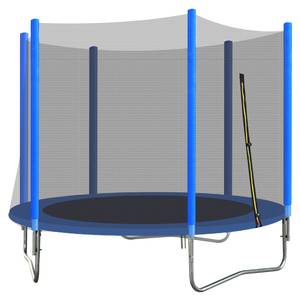 Trampolin Mini Ⅵ Blau - Metall - 246 x 213 x 246 cm