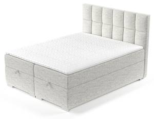 Boxspringbett Essence mit Topper Grau - Breite: 200 cm