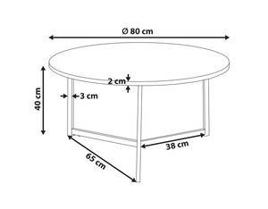 Table basse TIPPO Largeur : 65 cm