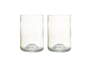 Wasserglas Rebottled 2er Set Glas - 2 x 11 x 8 cm