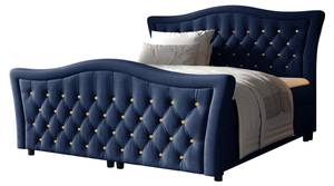 Boxspringbett GLOSSIO Blau