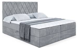 Boxspringbett LEPARO Grau - Breite: 140 cm - H3