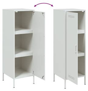 Highboard DE9052 Weiß - Metall - 39 x 113 x 36 cm