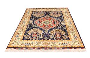 Afghan - 213x151cm Blau - Naturfaser - 151 x 1 x 213 cm